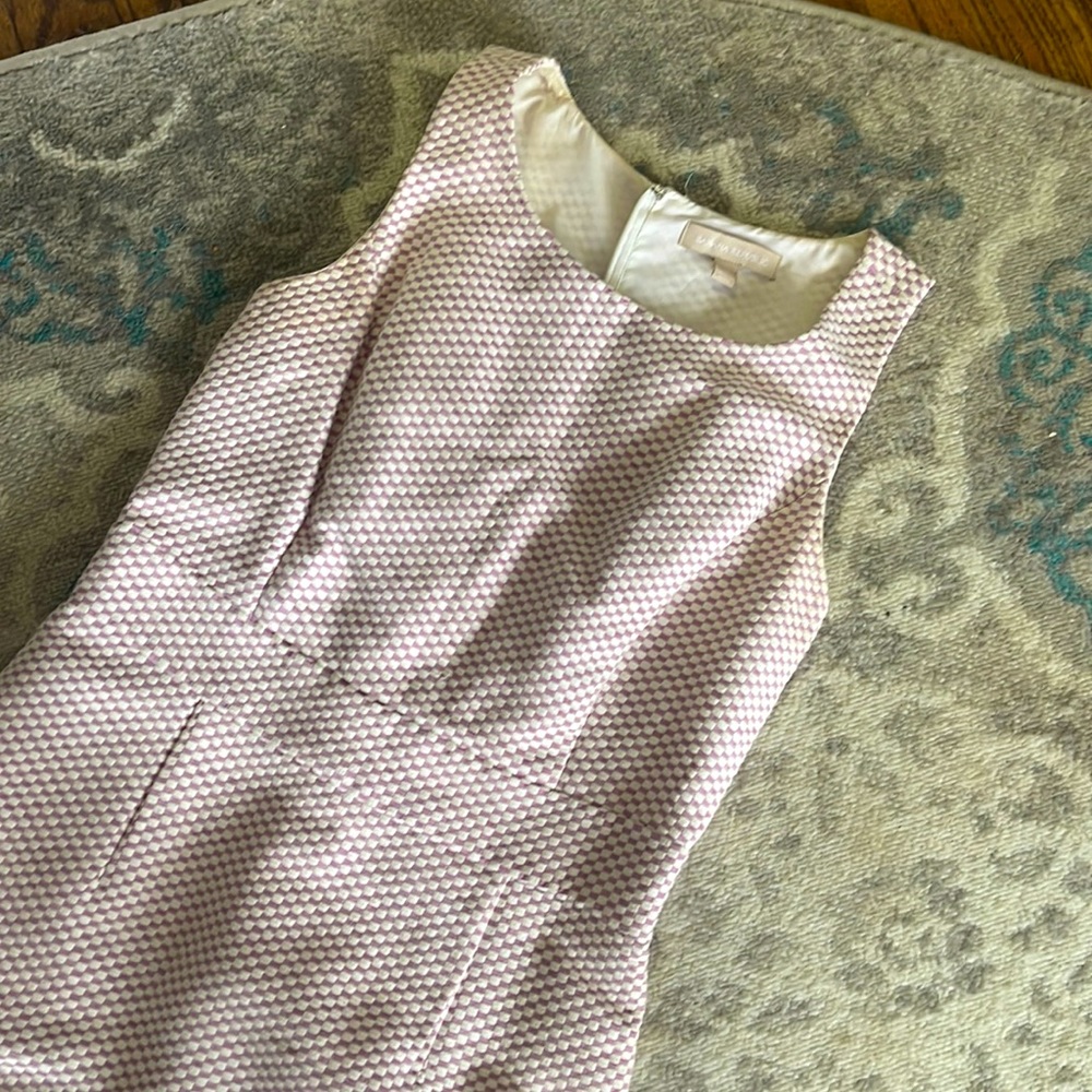 Pink and white checkered Banana Republic dress size 4